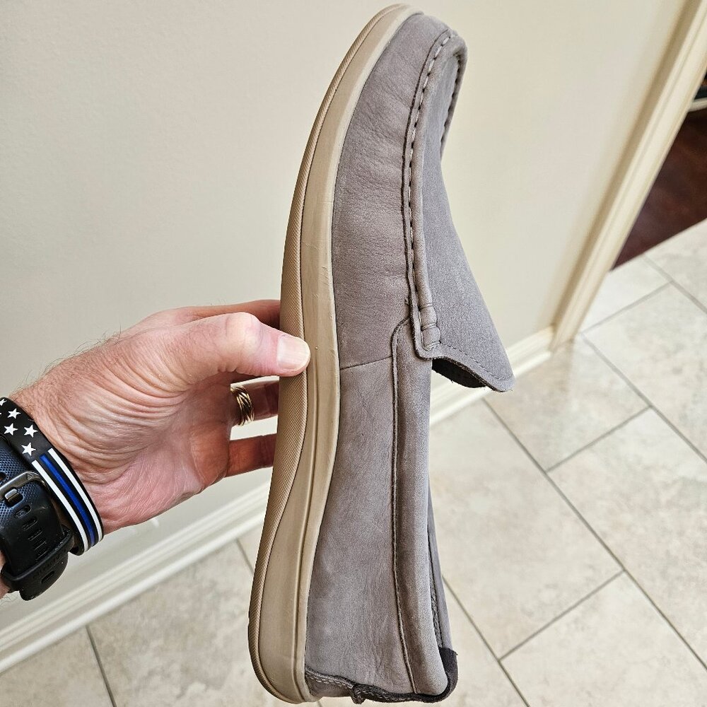 Cole Haan Men's Grand OS Boothbay Leather/Nubuck Loafers, Gray, Sz 13 - Picture 12 of 16
